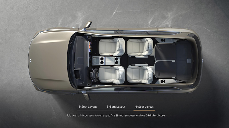 Multiple Seat Layouts and Customized Storage Options.
