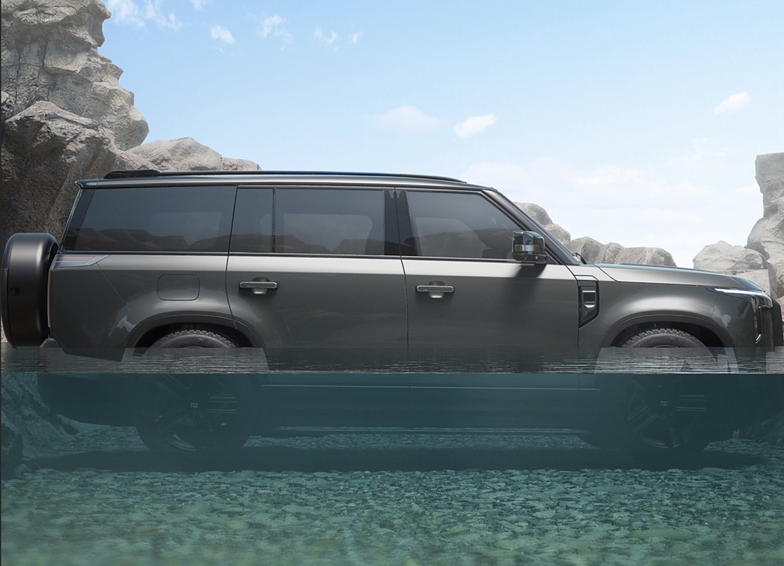 The maximum water wading depth is 700 millimeters